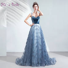 Vestido de noite feminino, vestido longo azul sexy sem alças formal, festa de aniversário, elegante, banquete 2024 - compre barato