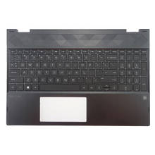 Palmdescanso para teclado de laptop, original, teclado americano, para hp pavillon x360, 15-cr, 15t-cr000, 15-cr0051od, 15-crtu 2024 - compre barato