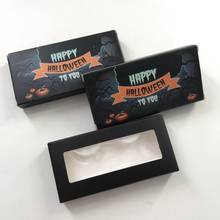 Rush shipping halloween cílios caixa 2020 novos estilos de papel macio cílios caixa para 25mm vison cílios 2024 - compre barato