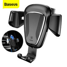 Baseus Car Phone Holder For Apple iPhone 7 6 5s Samsung Xiaomi Mi5 Mobile Phone Holder Stand Car Air Vent Mount Smartphone 2024 - buy cheap