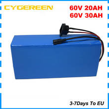 60V 20AH Lithium ion Ebike Battery Pack 60V20AH 60V30AH 60 Volt 30AH 1500W Electric Bicycle Tricycle Scooter 16S 18650 Batteries 2024 - buy cheap