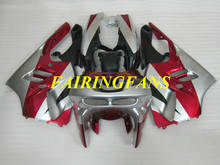 Motorcycle Fairing Body kit for KAWASAKI Ninja ZX9R 94 95 96 97 ZX 9R 1994 1997 Red silver Fairings bodywork+gifts KI02 2024 - buy cheap