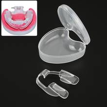 Protetor de silicone portátil para molares, proteção para a boca contra clareamento e moagem, remoção de ruídos, 1 peça 2024 - compre barato