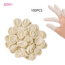 100PCS/Pack Eyebrow Beauty Gloves Disposable Rubber Latex Finger Cots Tattoo Tool Practical Off Eyelash Extension 2024 - buy cheap