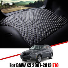 Кожаный коврик для багажника BMW X5, коврик для багажника BMW X5 E70 2007-2013, вкладыши для багажника BMW E70 2010 2012 2024 - купить недорого