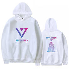 Kpop SEVENTEEN Hoodies sweatshirts Men Women Unisex Fans Pullovers Popular Korean Streetwear hit hop Hooded Female Clothes 2024 - buy cheap