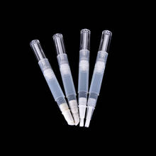 Canetas torção transparente com 4 estilos 3ml, caneta vazia de óleo de unha com ponta de pincel, recipiente de cosmético para brilho labial, ferramenta de aplicação 2024 - compre barato