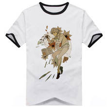 Camiseta do anime the estampada codificada, camiseta japonesa com manga curta de desenhos animados da espingarda, moda masculina, feminina, camiseta de festa 2024 - compre barato