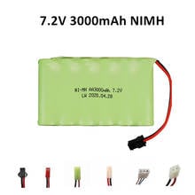 7.2V 3000mah 2800mah rechargeable NI-MH AA battery for Remote control electric toy boat car truck 7.2 V 2400 mah aa nimh battery 2024 - buy cheap