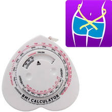 Body Mass Index Tape Measure - BMI Waist Weight Health Measurement Heart Shape Body Mass Monitors Tools 2024 - buy cheap