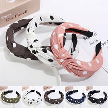 Chiffon Point Headband for Women Knotted Hair Hoop make up Girls hairband Hair Accessories FG1128 2024 - buy cheap