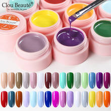 Clou Beaute 73 Color Paint Gel Nail Polish UV Soak Off Nail Lacquer Nail Art Painting Glitter Rainbow Design Manicure Varnish 2024 - buy cheap