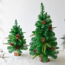 45/60CM Christmas Pine Wood Tree for Table Decoration Mini Artificial Trees Ornaments New Year Home Party Decoration Supplies 2024 - buy cheap