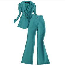 fashion Women Blazer Suits Long Sleeve single- breasted Blazer Pants Suit Office Ladies Two-piece Blazer Sets 2024 - buy cheap