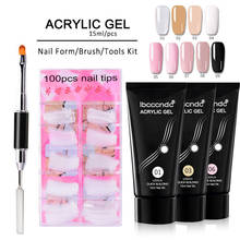 3pcs/kit Poly Nail Gel Set LED Clear UV Gel Varnish Nail Polish Art Kit Quick Building For Nails Extensions Hard Gel Nail Kit 2024 - buy cheap