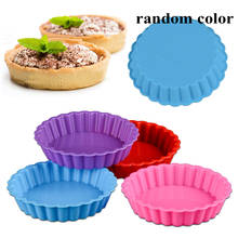 Molde de silicona para Tartas, bandeja redonda para hornear tartas de huevo, postres, Fondant, tartas, utensilios para hornear 2024 - compra barato