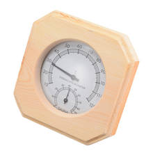 Termómetro de madera para sala de Sauna, higrotermógrafo, medición de humedad, alta calidad 2024 - compra barato