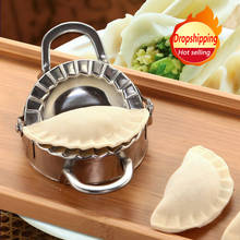 Molde de acero inoxidable para hacer raviolis perezosos, accesorios para hornear, fabricante de dumplings de cocina para el hogar, 2 unids/set por juego, 2021 2024 - compra barato