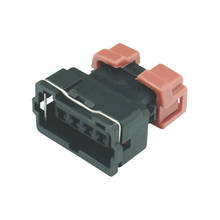 Conector profissional lightning 5/10 conjuntos de 4 pinos, conectores automáticos, cabo adaptador à prova d' água toyota 90980-10378 2024 - compre barato