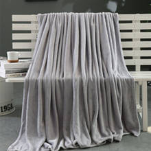 70*100cm  Super Soft Blanket Warm Solid Warm Micro Plush Fleece Blanket Throw Rug Sofa Bedding Home Office Use #1203 2024 - buy cheap