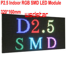 P2.5 Indoor RGB SMD LED Module 320*160mm 128*64pixels for full color LED display Scrolling message LED sign P2.5 SMD LED display 2024 - buy cheap
