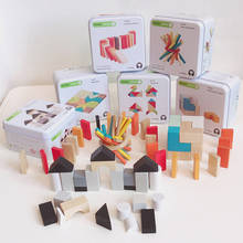 Bloques de construcción de madera para aprendizaje temprano para niños, juguetes de desmontaje de inteligencia, juego interactivo cognitivo, regalos 2024 - compra barato