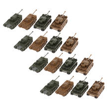 Modelo de tanque pesado de plástico, juguetes de vehículos militares blindados, Pantera, 1/144 V, 16 Uds. 2024 - compra barato