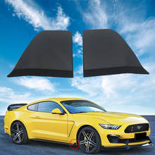 Saia automotiva difusora de para-choque traseiro, 2 peças, universal, difusor de plástico abs para ford mustang 2015 + 2024 - compre barato