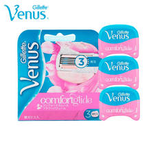 Cuchillas de afeitado Gillette Venus Spa Breeze para mujer, repuesto de cuchillas de afeitado, color rosa, 3 unidades 2024 - compra barato