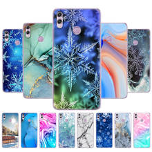 For Huawei Honor 8X Case 6.5 inch Silicon Soft TPU Back Phone Cover for huawei honor 8x Coque marble snow flake winter christmas 2024 - buy cheap