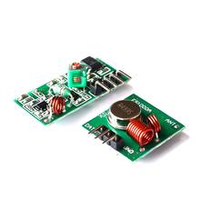 Módulo receptor e módulo transmissor sem fio 10 embutido, placa comprida super regeneração 315/433mhz, dc5v (ask/fio)