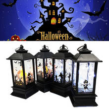 Halloween LED Lighthouse Light Pumpkin Lamp Hanging Lantern Bat Garden Kids Spider Skeleton Party Romantic Creative Witch prop 2024 - buy cheap