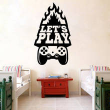 HOT Play Game Wall Stickers Home Furnishing Decorative Living Room Bedroom Decor Removable Gameroom Wall Art Decal 2024 - buy cheap