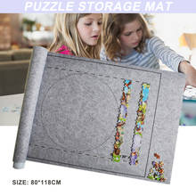 Puzzle Storage Mat Roll Floor Blanket  Jigsaw Puzzle Mat Up To 2000 Pieces Travel For Kids Puzzle Game Storage Bag Accessories 2024 - buy cheap