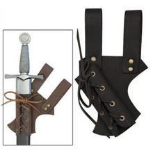 Medieval Shoulder Strap Sword Holder Sheath Scabbard Adult Men Larp Knight Weapon Costume Viking Pirate Cosplay Belt Holster 2024 - buy cheap