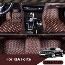 Car Interior Foot Carpets Cover Custom Rugs Auto Protect Car Floor Mats For KIA Cerato Forte YD 2013 2014 2015 2016 2017 2018 2024 - buy cheap