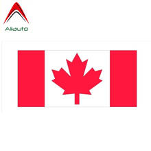 Aliauto Personality Car Sticker Canada National Flag Reflective Car Sticker PVC Decal Sunscreen Anti-UV Cover Scratch,16cm*7cm 2024 - buy cheap