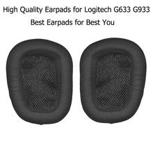 Replacement Ear Pads Cushions Muffs Repair Parts for Logitech G933 G633 Artemis Spectrum Wireless 7.1 Surround Gaming Headset 2024 - buy cheap