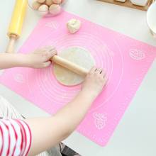 Silicone Kneading Pad in pastry tool Baking Mat Thickening Flour Rolling Scale Mat Kneading Dough Pad Bakeware Liners 50*40cm 2024 - buy cheap