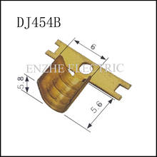 DJ454B brass Line card line buckle 1.0-1.5mm2 auto terminal brass Plug-in terminal spring wire connector cable automotive 2024 - buy cheap