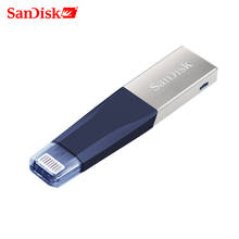 SanDisk Pen Drive128GB 64GB OTG USB3.0 SDIX40N USB Flash Drive 256GB lightning USB Stick pendrive for iPhone iPad iPod APPLE MFi 2024 - buy cheap