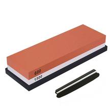 New-Whetstone, Double-Sided Knife Sharpening Stone Set Grit 600/1500 Knife Sharpener Combination Waterstone Kits with Non-slip S 2024 - buy cheap