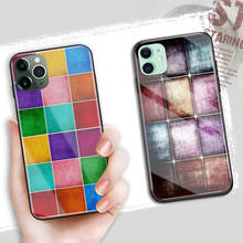 Чехол FinderCase для iPhone XS MAX, жесткий чехол-накладка 11 pro max со стеклянными цветными квадратами XR, чехол для iPhone 6 6S 7 8 plus X XR XS MAX 2024 - купить недорого