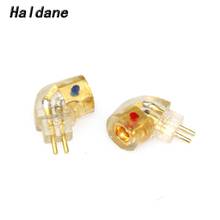 Haldane pair Gold Plated Headphone Plug for MMCX Male to .78mm Female 0.78MM Male to MMCX Female Converter Adapter 2024 - buy cheap