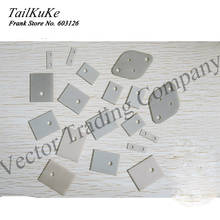 Алюминиевый Керамический лист из нитрида алюминия, высокая теплопроводность, керамическая прокладка TO-220/247/специальная форма, нестандартный, индивидуальный заказ 2024 - купить недорого