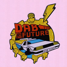 BTTF Doc Brown ha ajustado el condensador de flujo para funcionar DeLorean dab time esmalte pin broche 2024 - compra barato