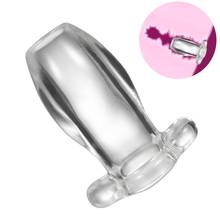 Hollow Anal Plug Anus Dilator Dildo Butt Expansion Douche Enema for Men Women Gay Soft Prostate Massager Peep Vaginal Sex Toys 2024 - buy cheap