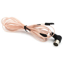 Antena FM de interior, conector de enchufe hembra, antena Coaxial dipolo, receptor de Radio de Audio estéreo, accesorios, 1 ud. 2024 - compra barato