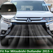 Lapetus-rejilla frontal de malla para Mitsubishi Outlander, Kit de protección de red de inserción, cubierta embellecedora, accesorios de 2015 a 2019 2024 - compra barato