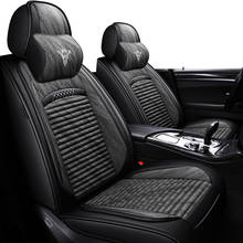 Zhoushenglee linho capa de assento do carro para volvo todos os modelos s60 s80 c30 s40 v40 v60 xc-classi v90 xc70 xc60 xc90 s90 estilo do carro 2024 - compre barato